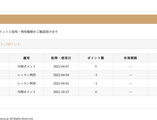 仕様変更　ポイントチャージは、ポイント制契約が有効な期間のみに可能になります