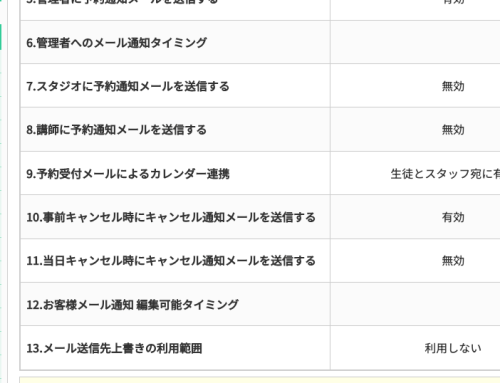 予約キャンセル通知メールの送信タイミングを選べるようになりました